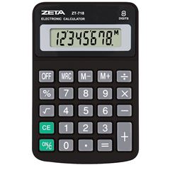 ZT718 - CALCULADORA DE MESA 8 DIG