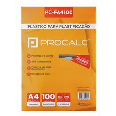 PC-FA4100-FILME/PLAST. 220X307 125M X100