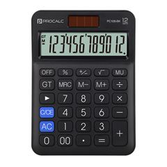PC108-BK CALCULADORA DE MESA PRETA 12DIG