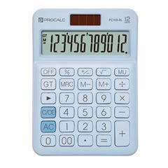 PC108-BL CALCULADORA DE MESA AZUL 12DIG